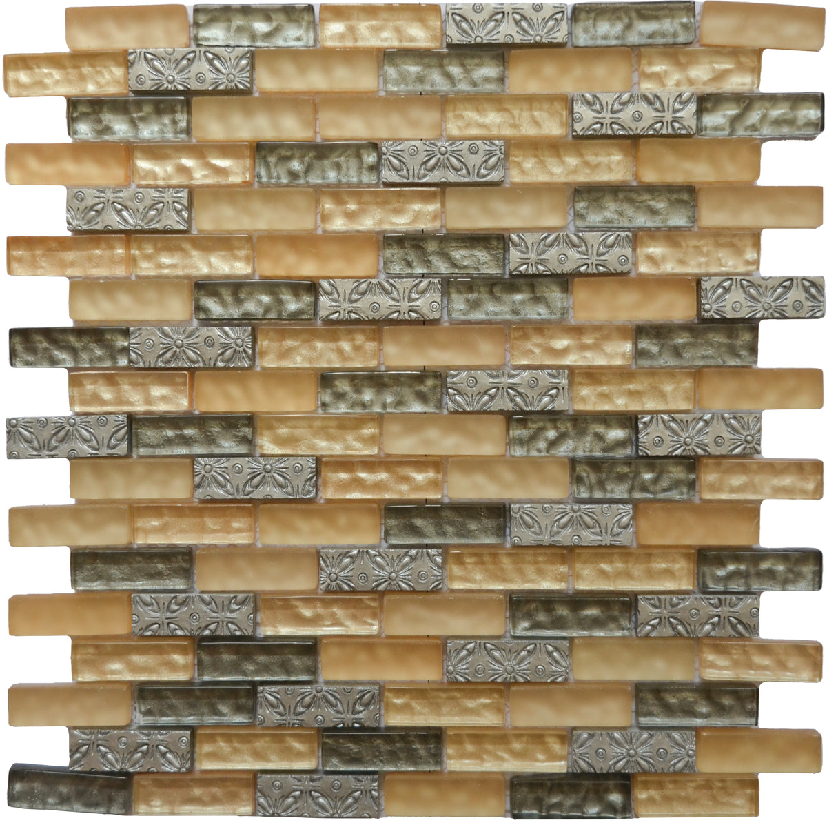 Mosaique tendances briquette grise