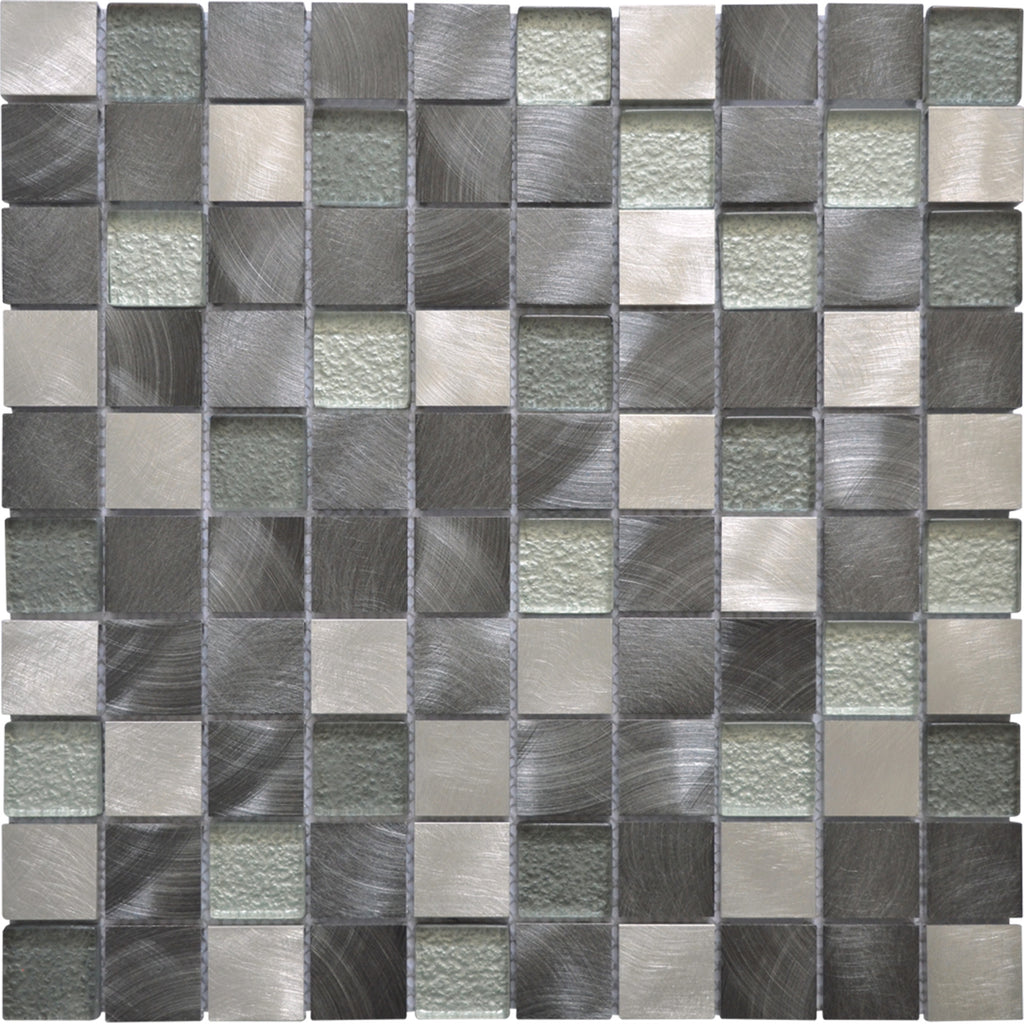 Mosaïque Fantasia Gris carré