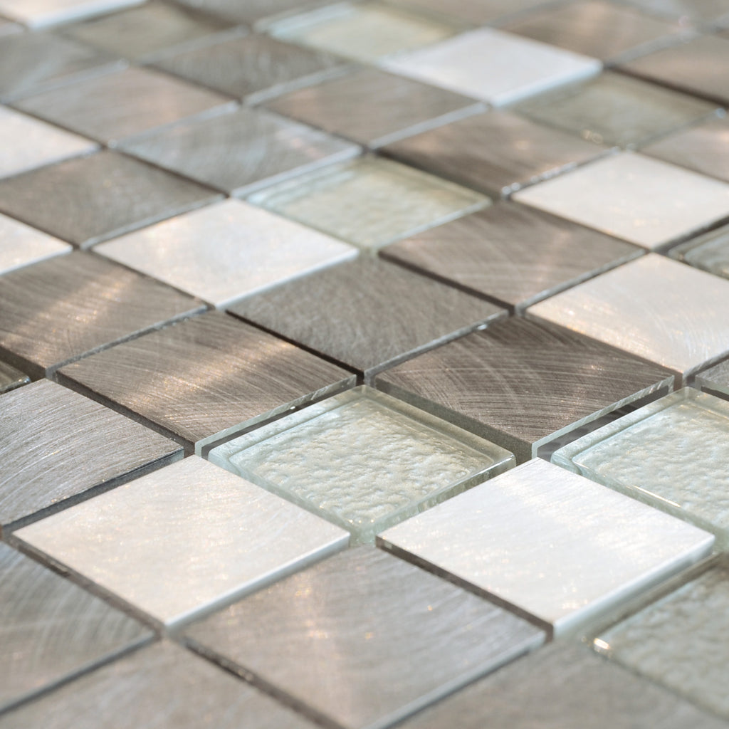 Mosaïque Fantasia Gris carré