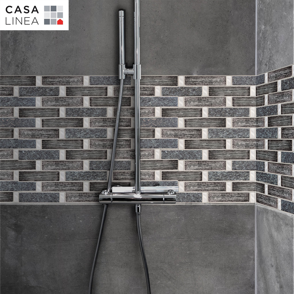 Mosaïque briquette jewel black