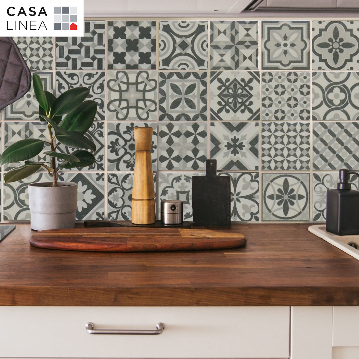 Mosaïque andalousie grey