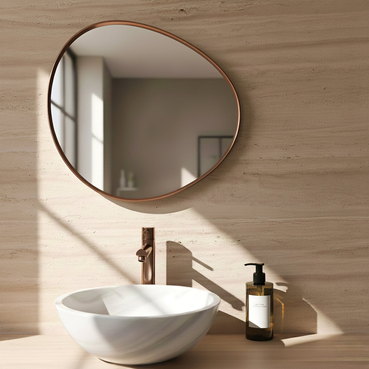 Vasque elodie marbre blanc