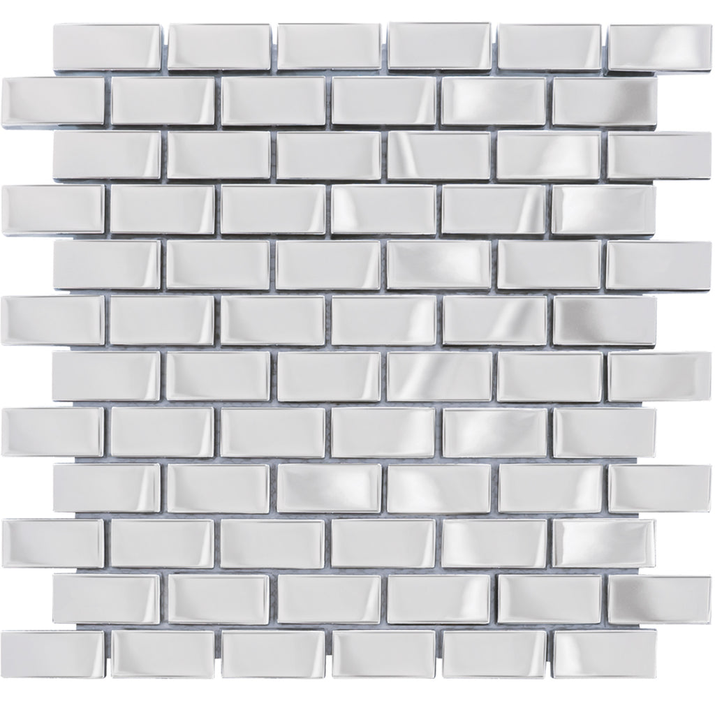 Mosaïque briquette chrome - Casa Linea Home