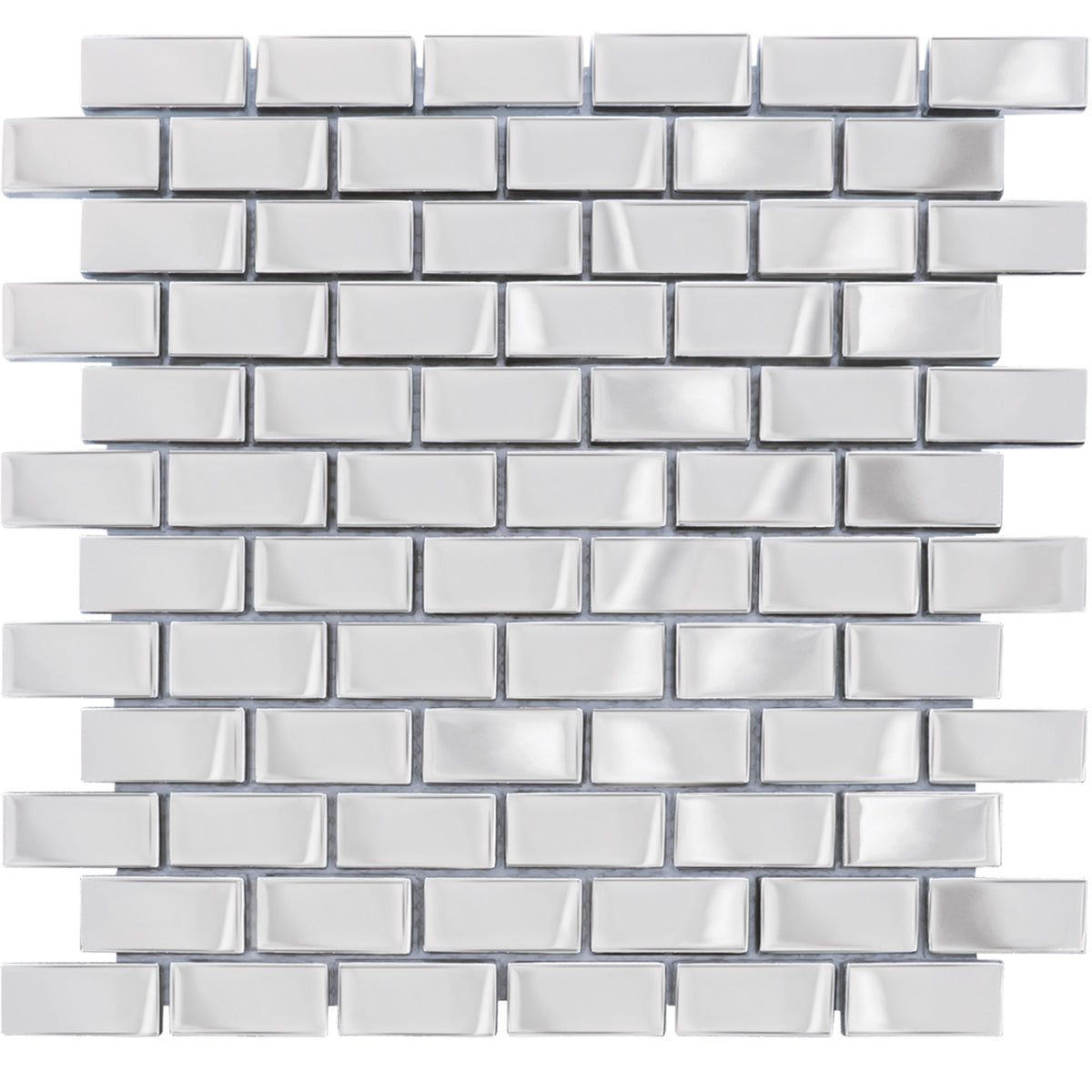 Mosaïque briquette chrome - Casa Linea Home