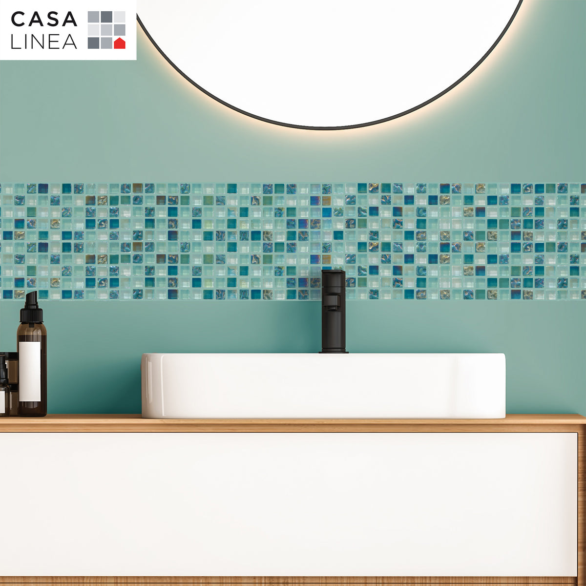 Mosaïque les antiques nacre vert