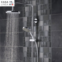 Mosaïque inox verre noir