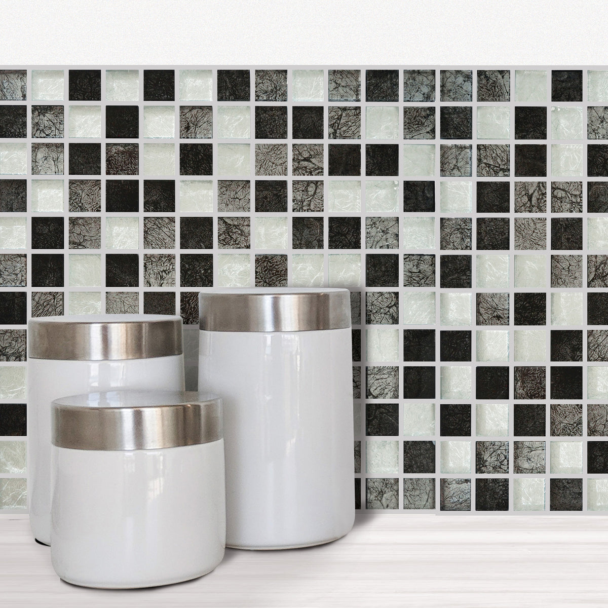Mosaïque les sublimes silver black petit format