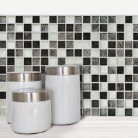 Mosaïque les sublimes silver black petit format