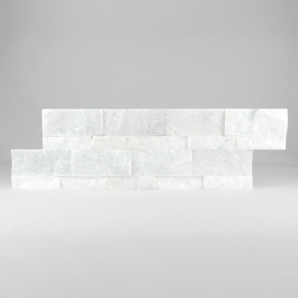 Parement marbre blanc