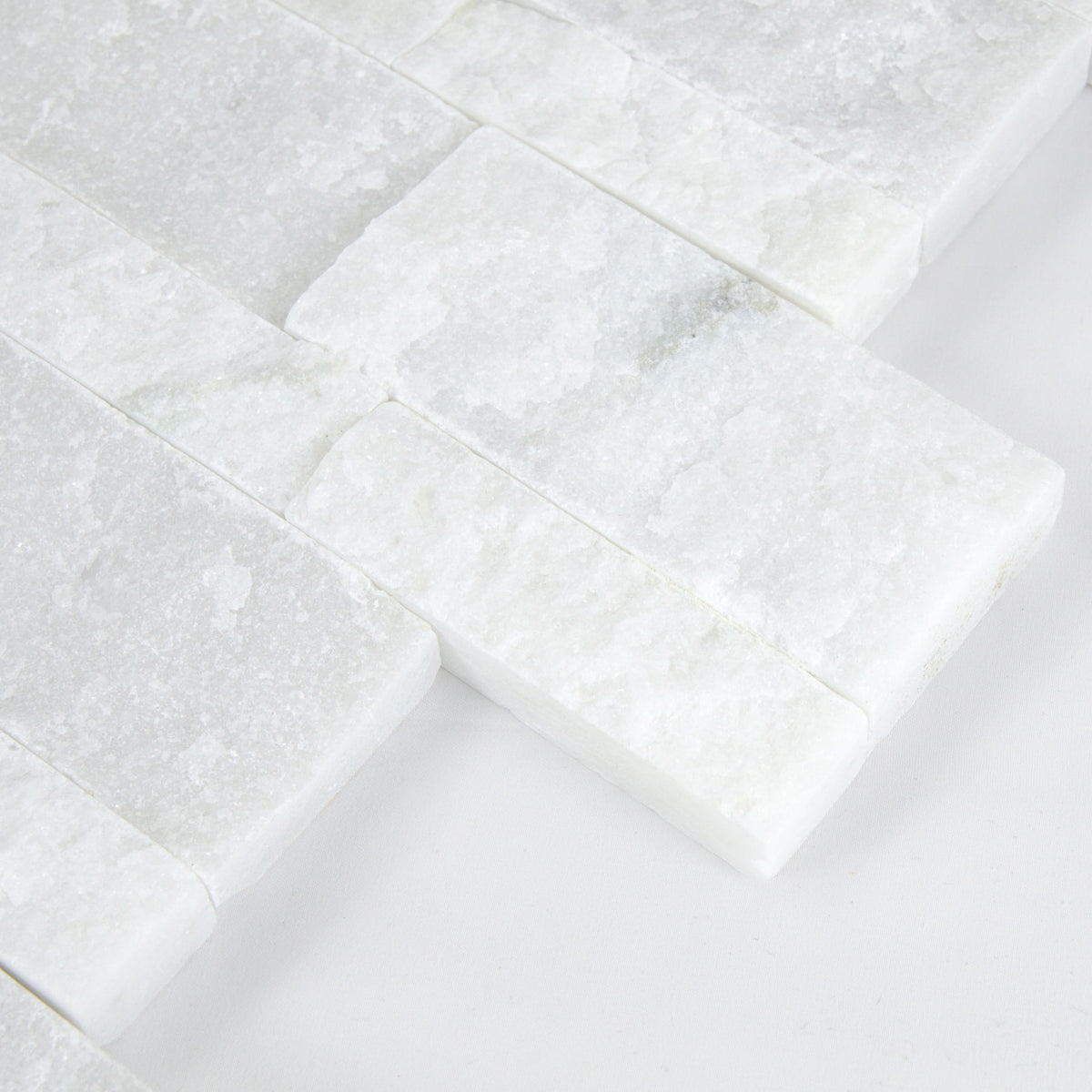 Parement marbre blanc