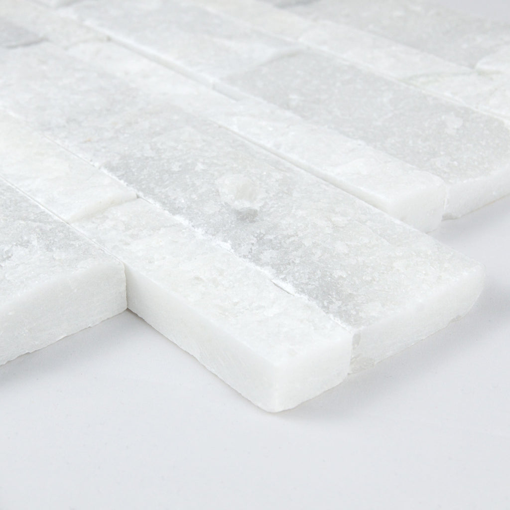 Parement marbre blanc