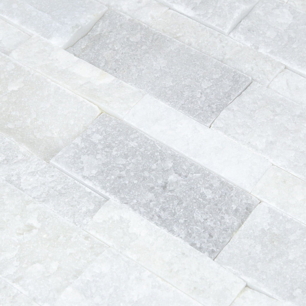 Parement marbre blanc