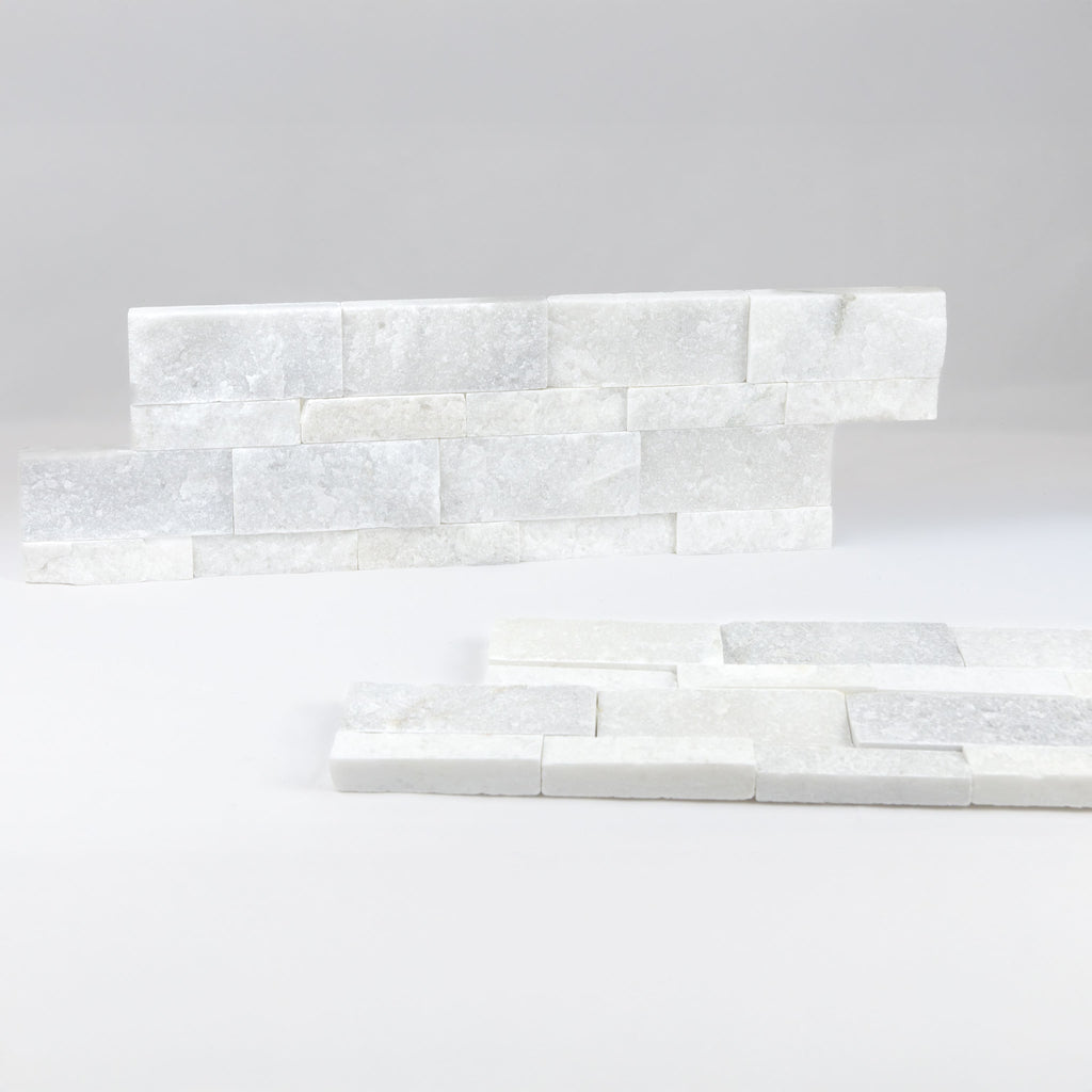 Parement marbre blanc