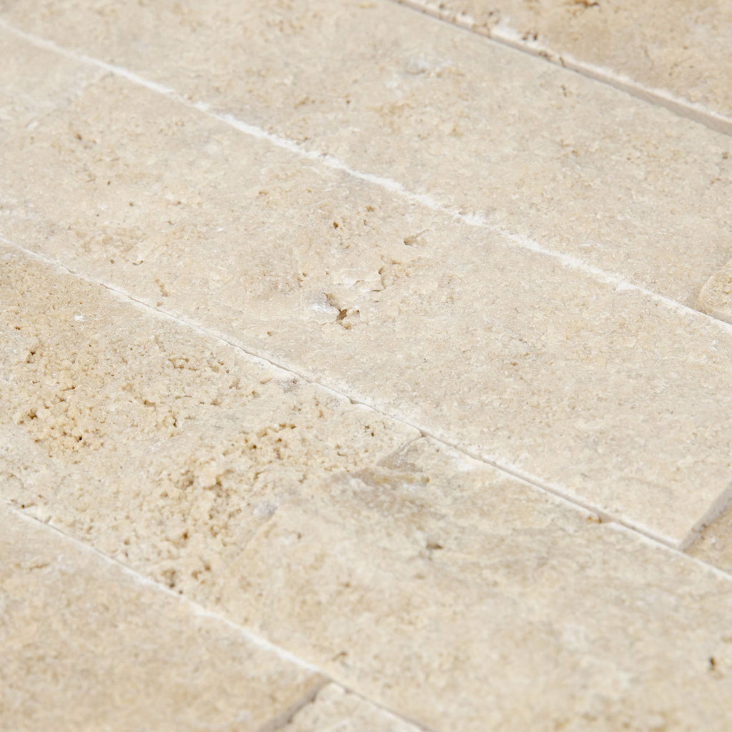 Parement travertin mix