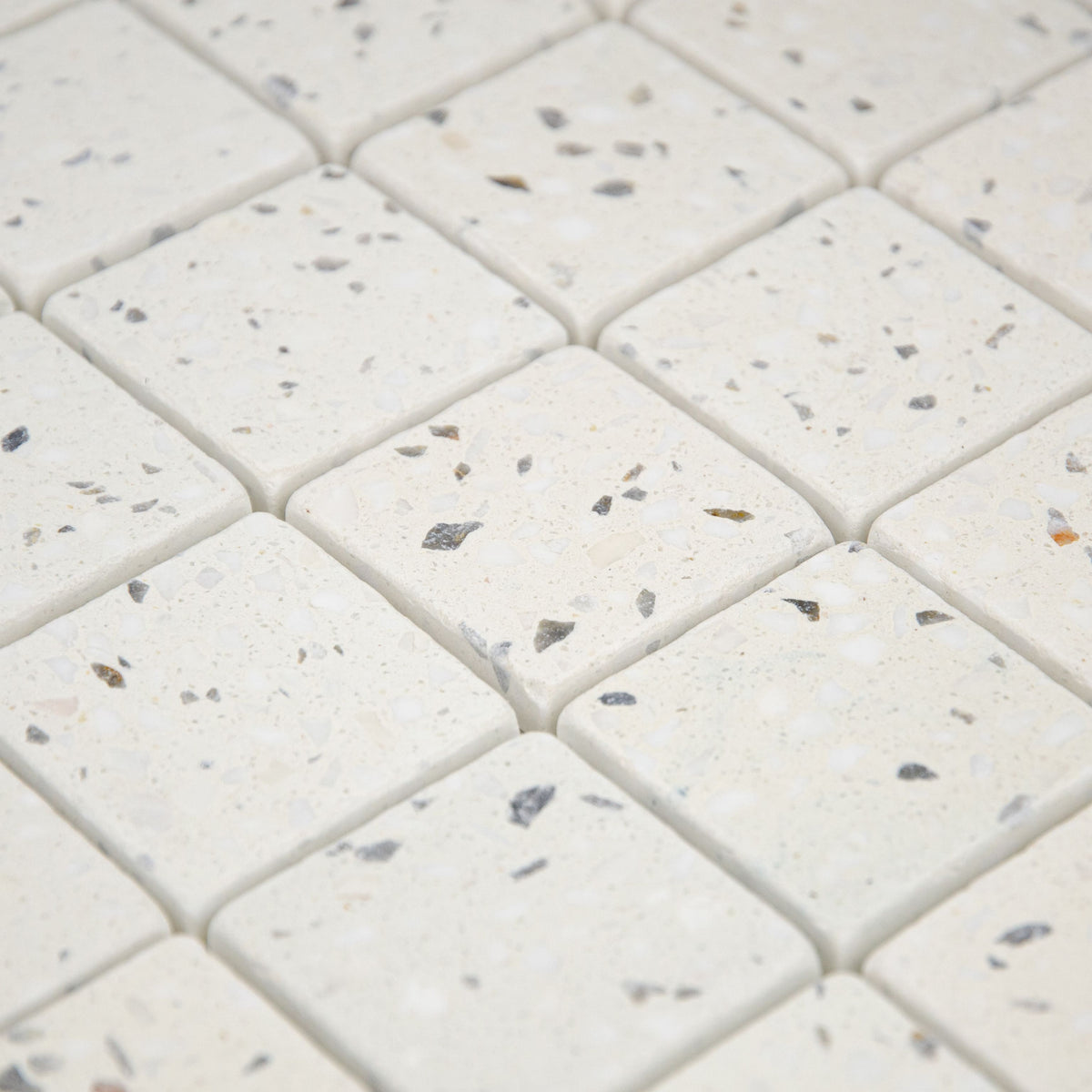 Mosaïque terrazzo ivoire