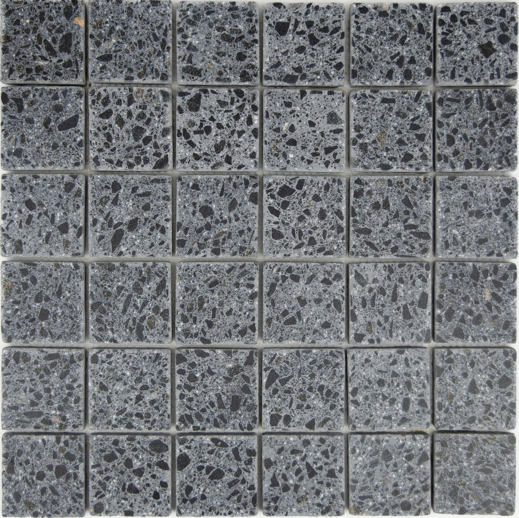 Mosaïque terrazzo black