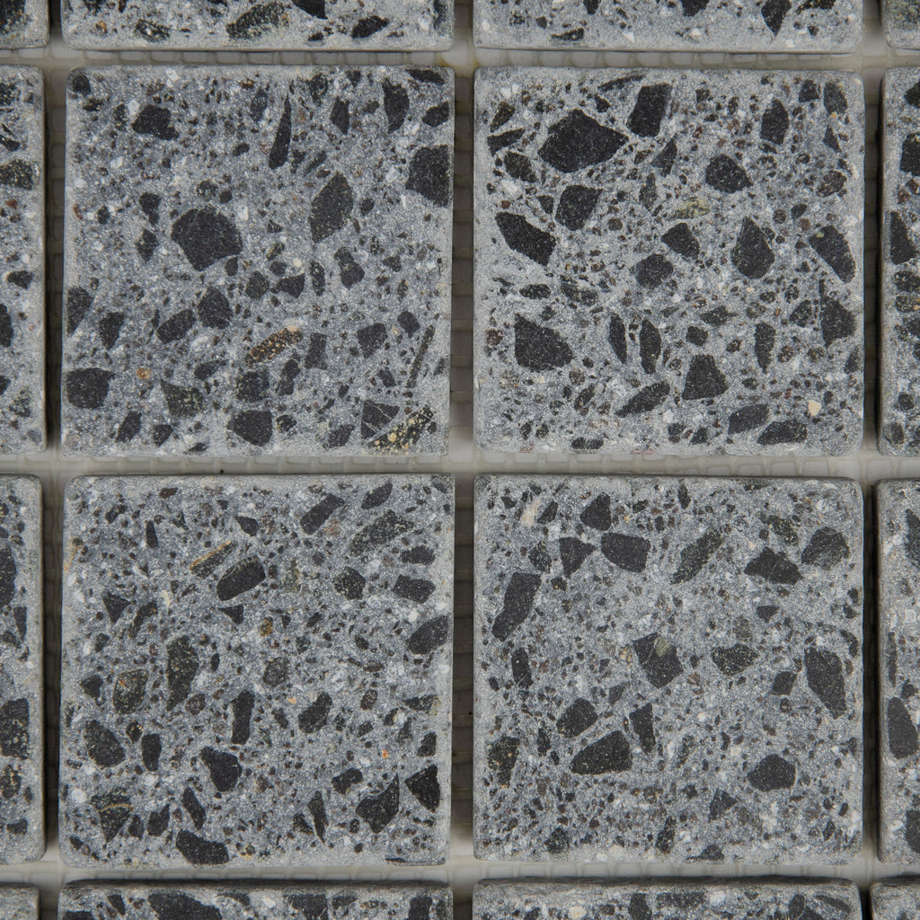 Mosaïque terrazzo black