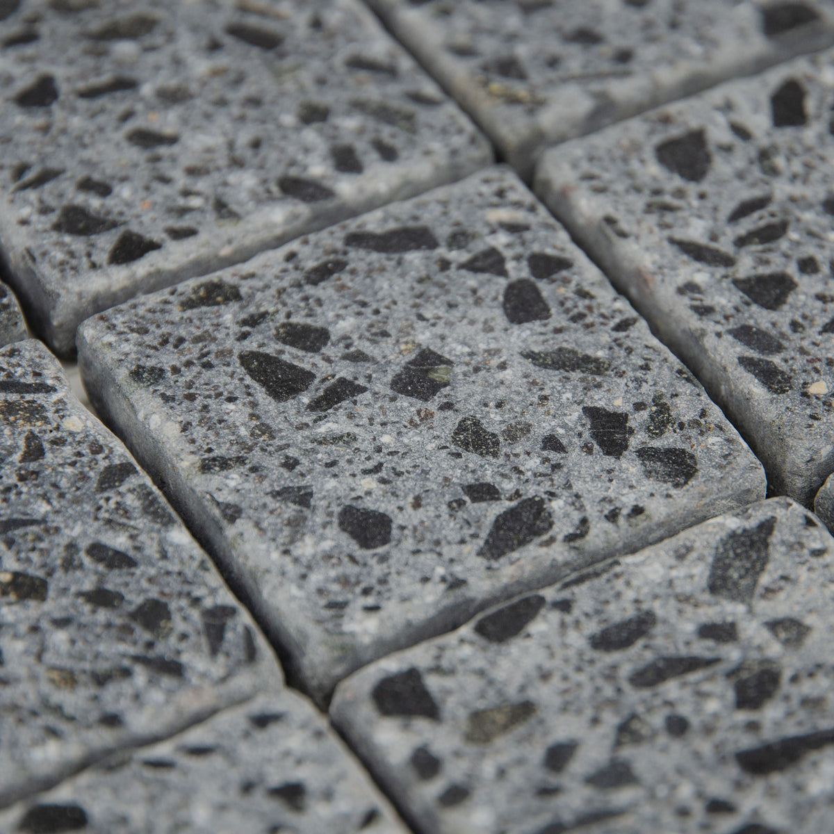 Mosaïque terrazzo black