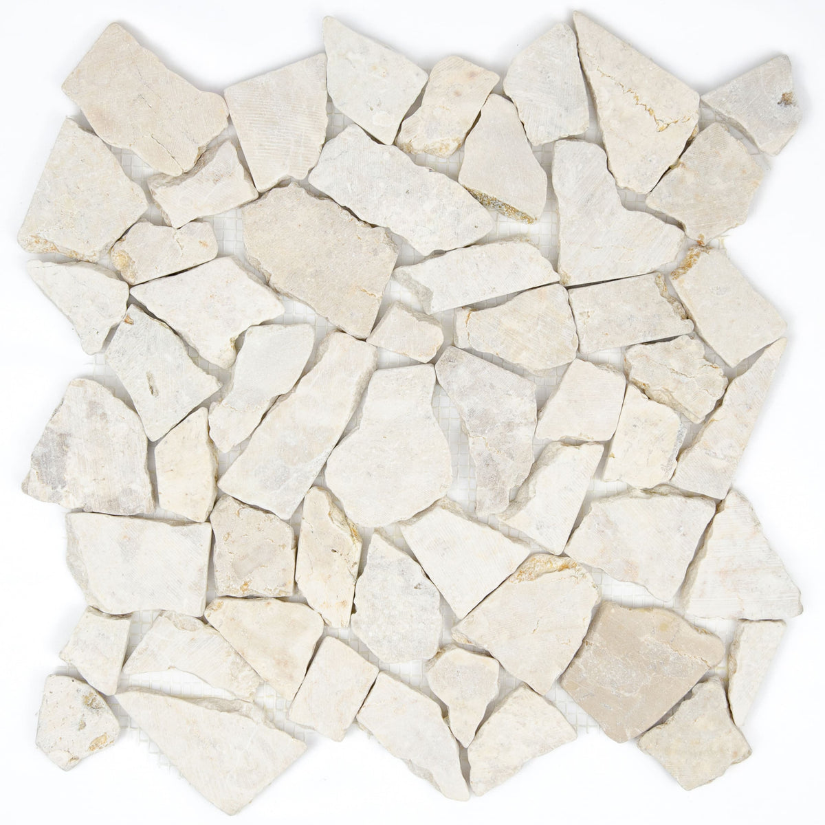 Mosaïque palladien marbre crème