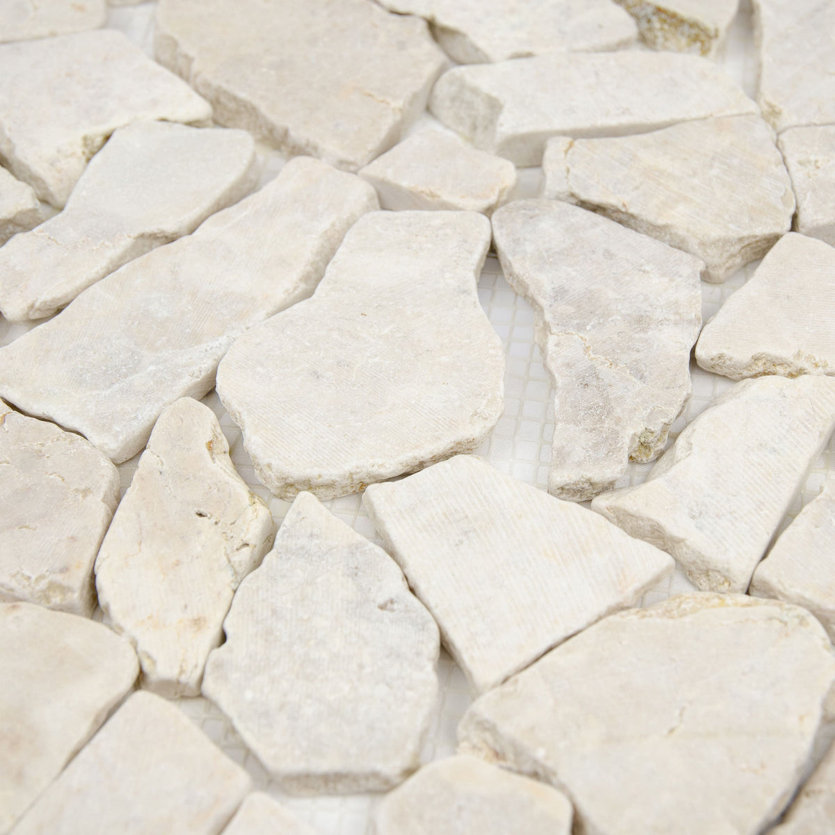 Mosaïque palladien marbre crème