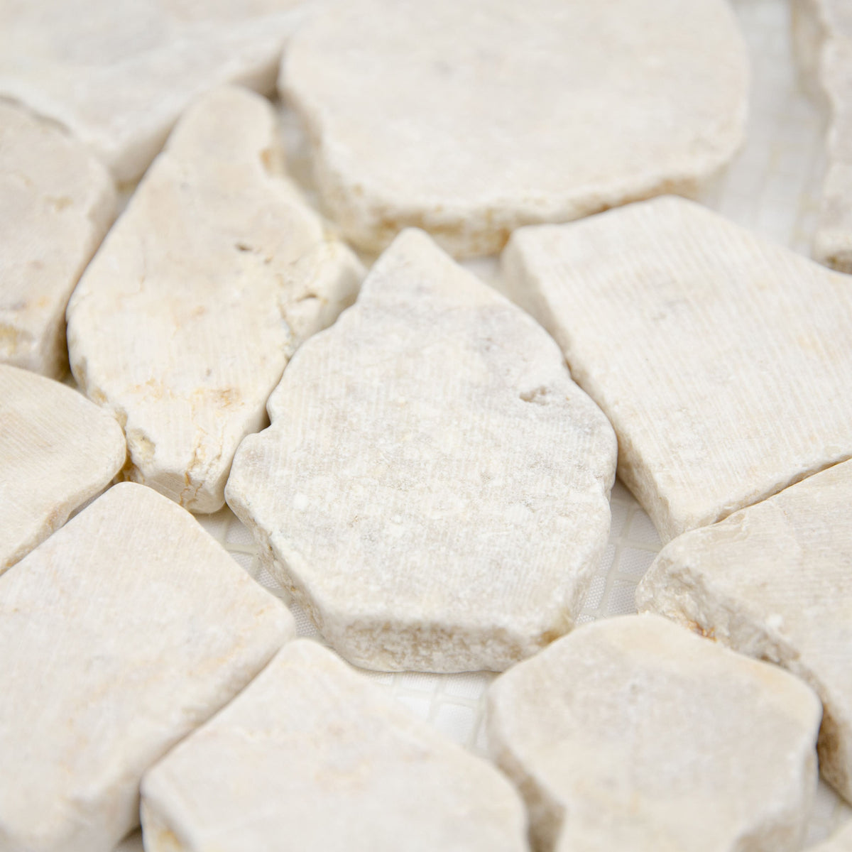 Mosaïque palladien marbre crème