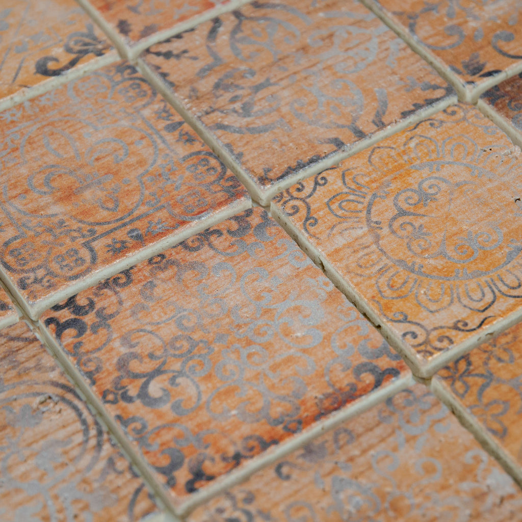 Mosaique castle wood silver