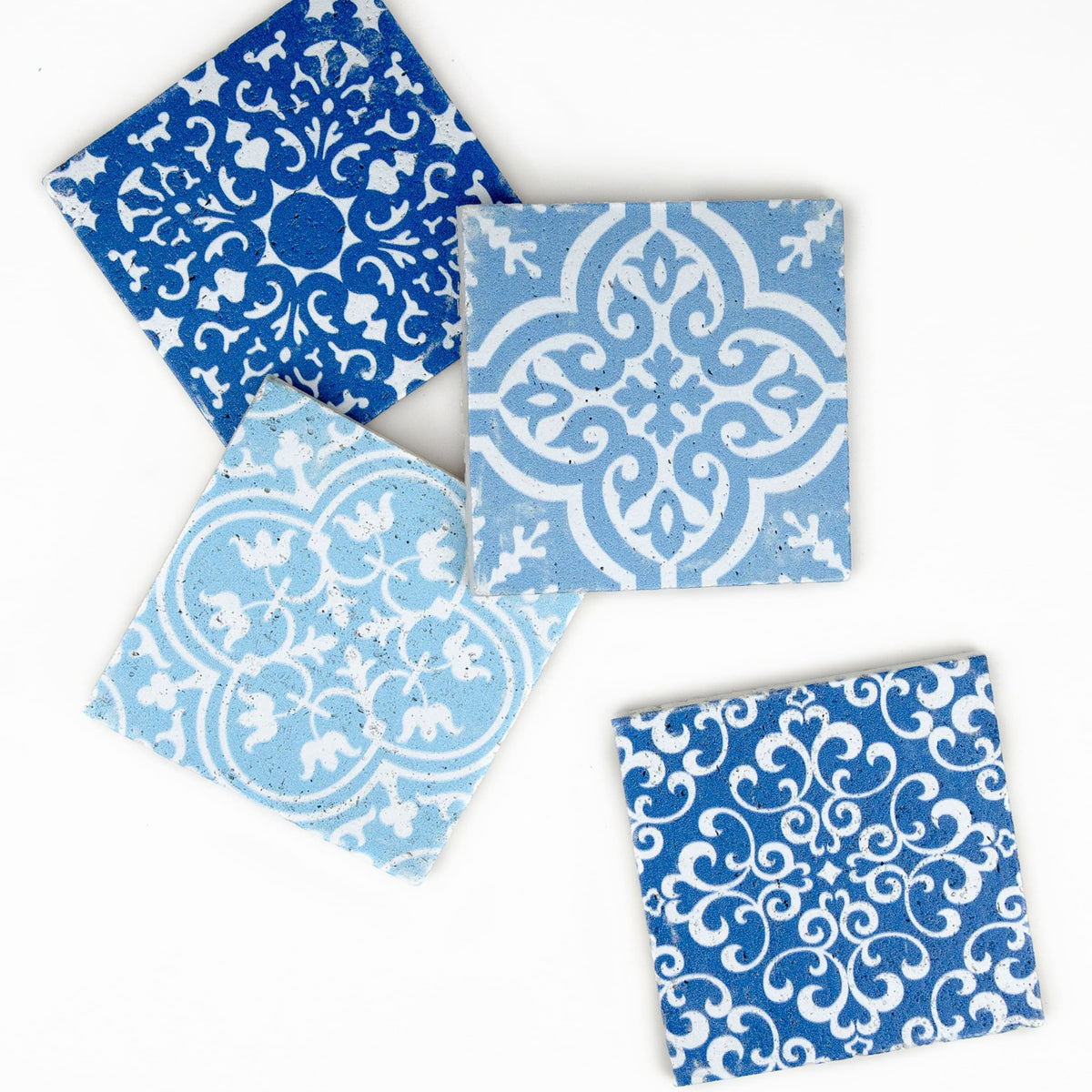 Carreau baroque bleu