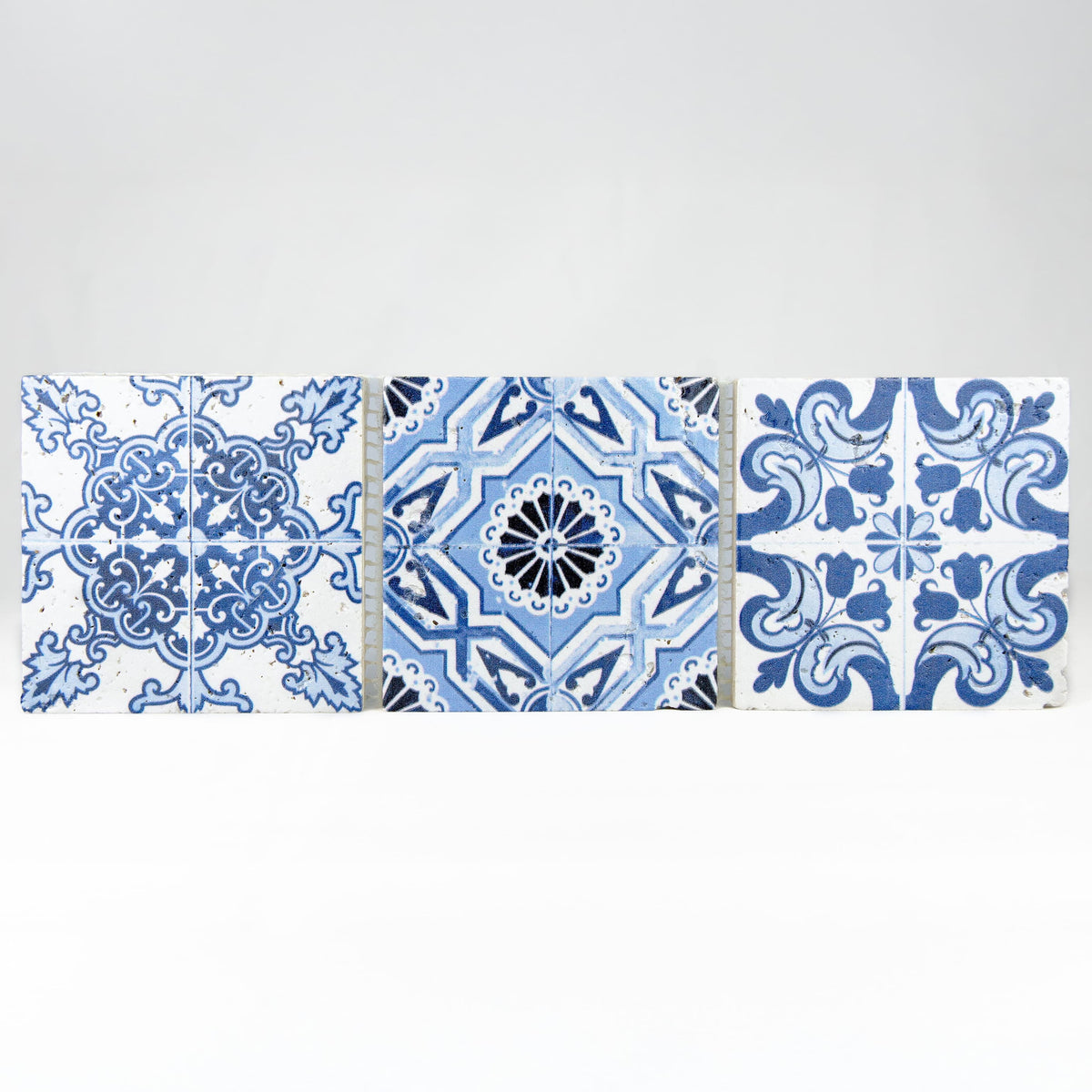 Mosaique decor renaissance travertin decore blue