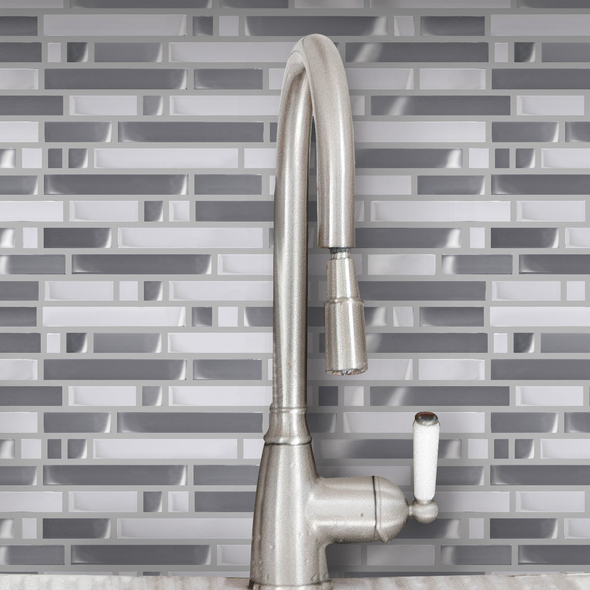 Mosaïque bichrome tube