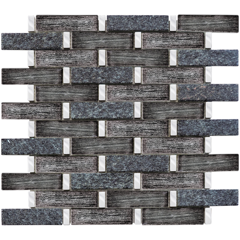 Mosaïque briquette jewel black - Casa Linea Home