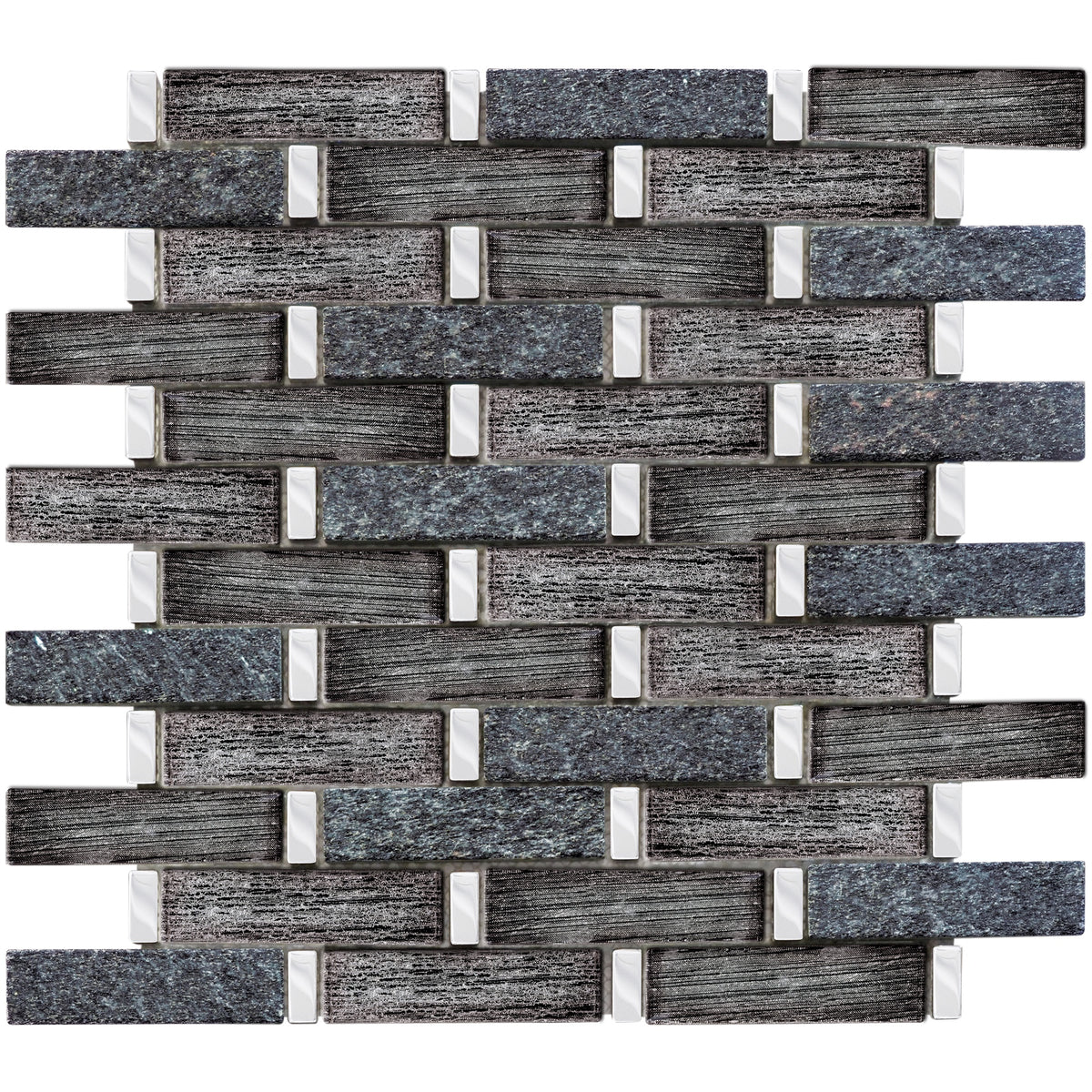 Mosaïque briquette jewel black - Casa Linea Home