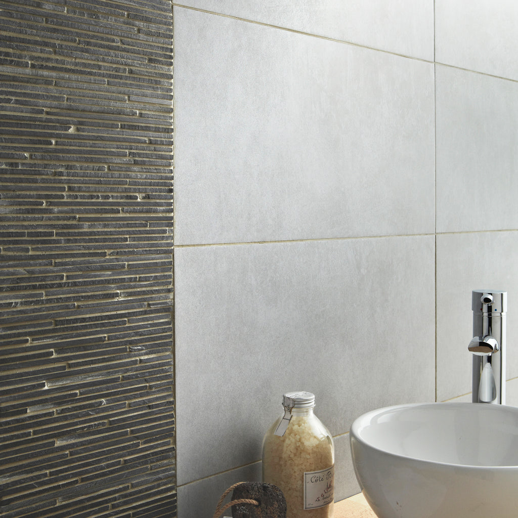 Mosaique barrette fine brazil noir