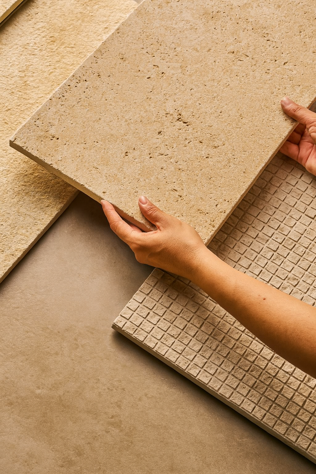 carrelage en travertin Image