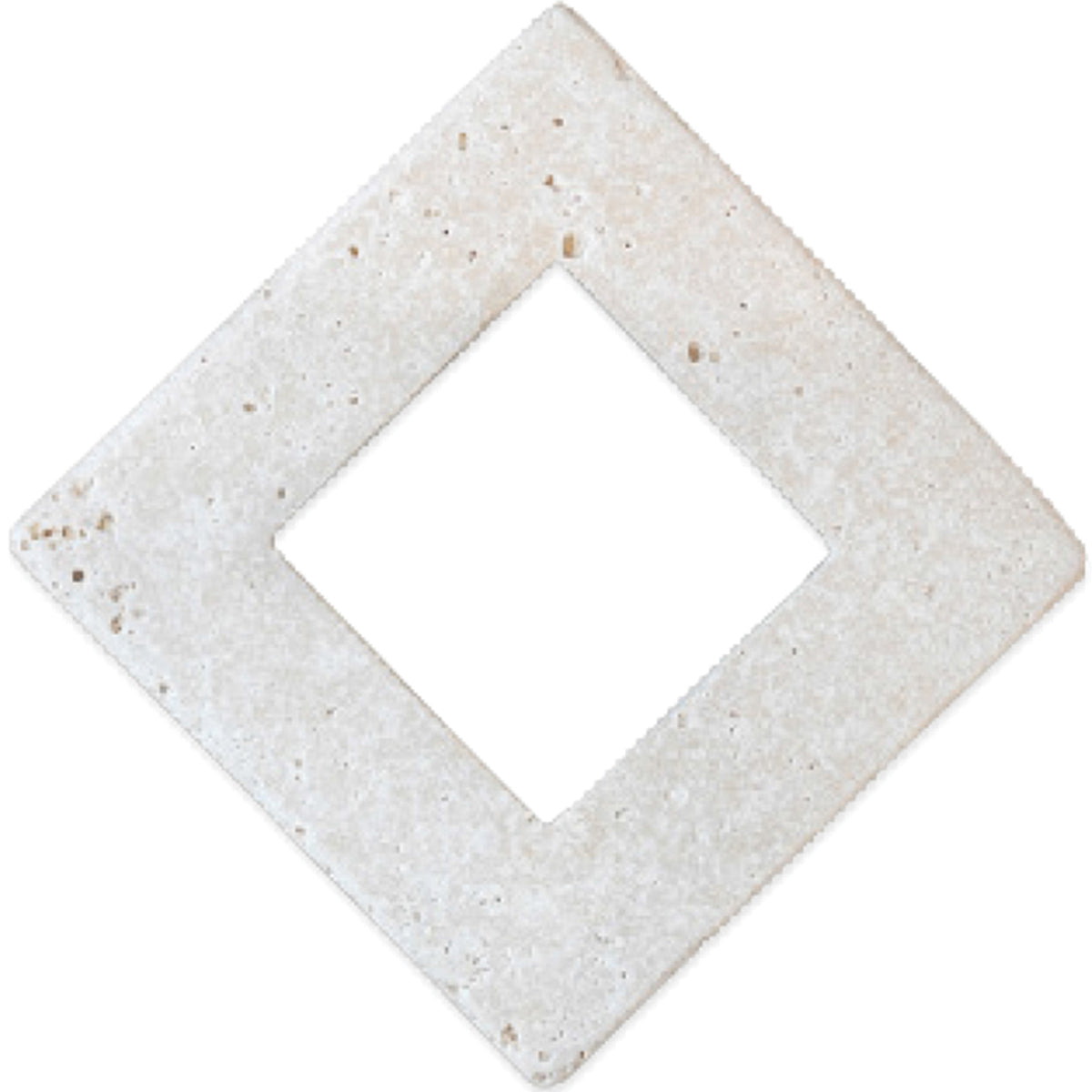 Carreau renaissance travertin ivoire perce