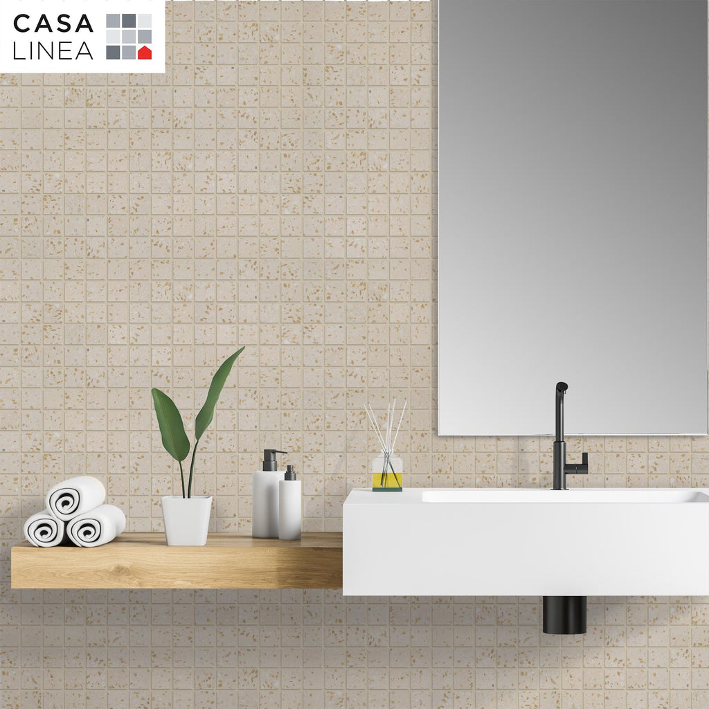 Mosaïque terrazzo nude