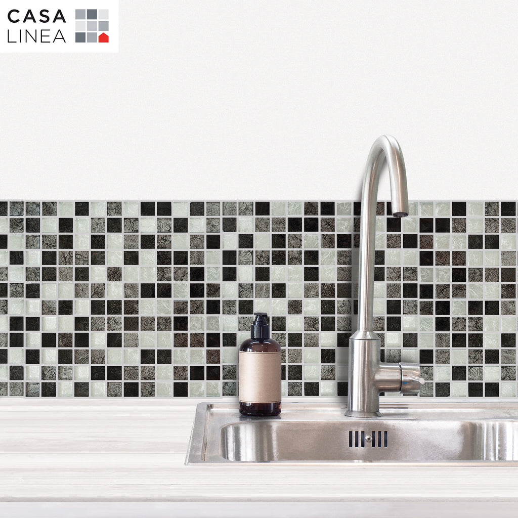 Mosaïque les sublimes silver black petit format