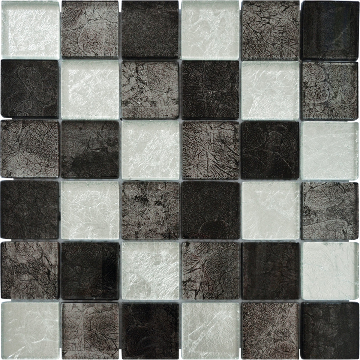 Mosaïque les sublimes silver black grand format