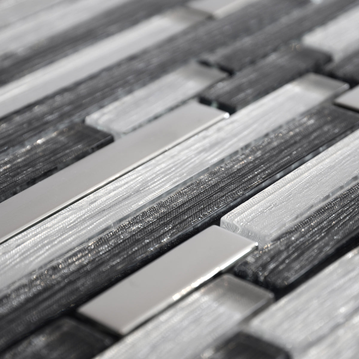 Mosaïque shadow mix grey barrette