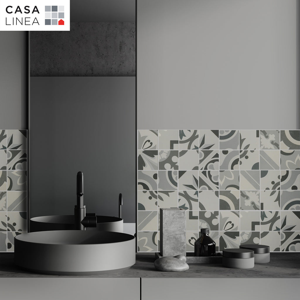 Mosaïque cimento Grey