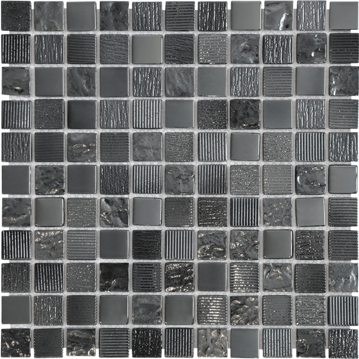 Mosaïque glossy noir