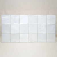 Carrelage céramique Provence blanc Calisson carré 10x10 cm - Vue d'ensemble du produit