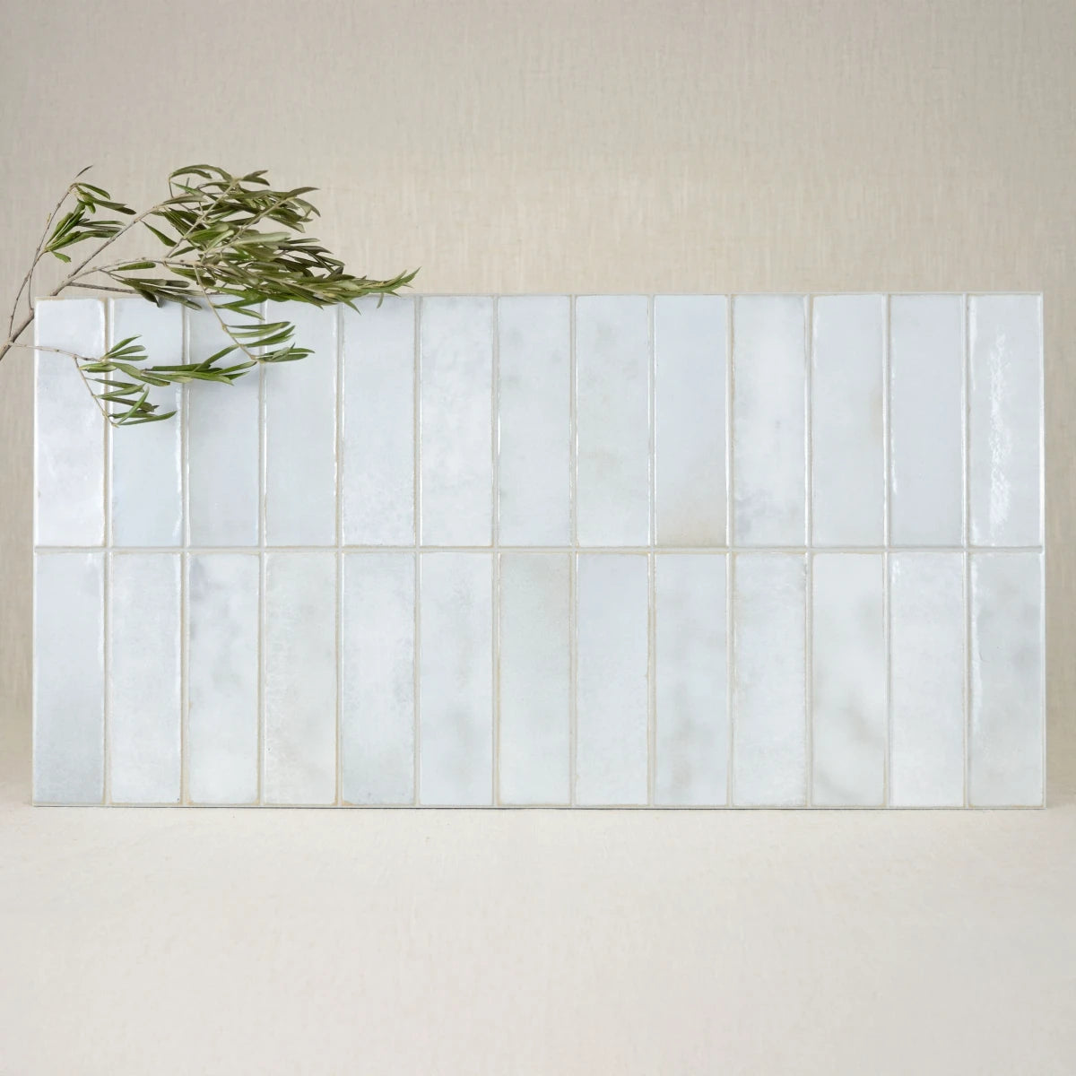 Carrelage céramique Provence blanc calisson barrette 32x62,5 cm – Faïence fantaisie