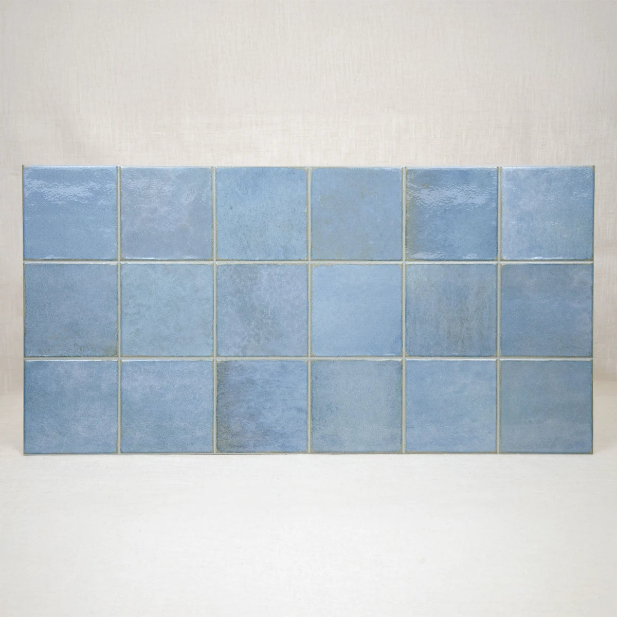 Carrelage céramique Provence bleu Mistral carré 10x10 cm - Vue d'ensemble du produit