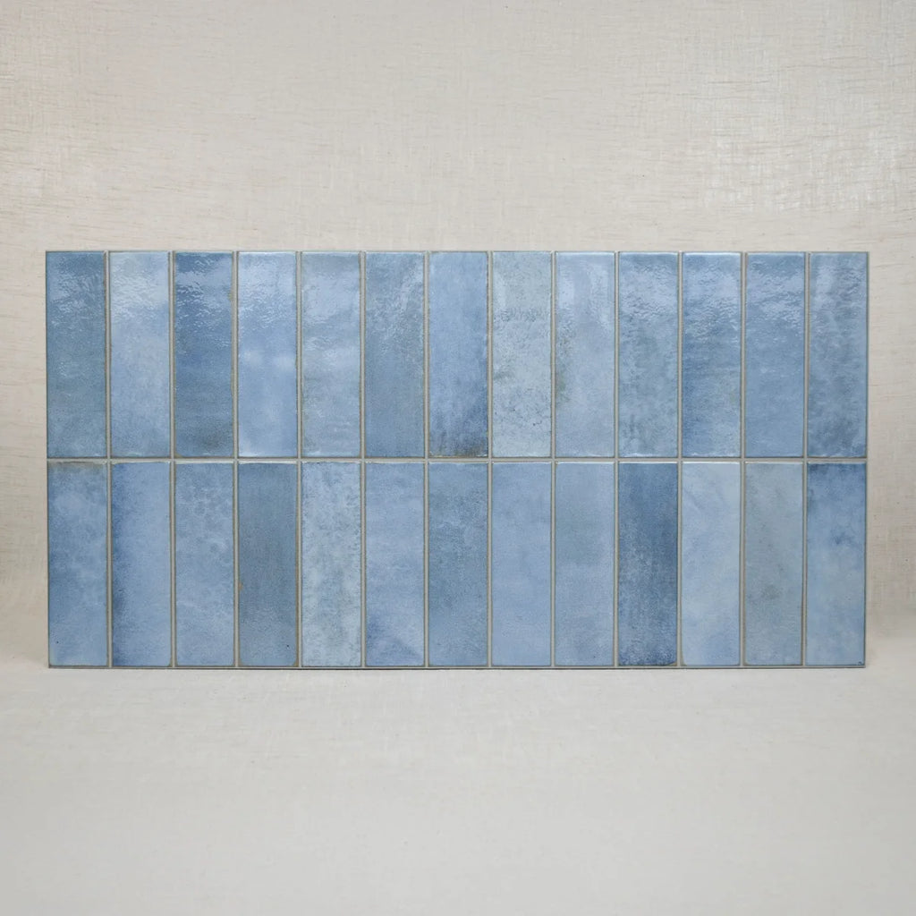Carrelage céramique Provence bleu Mistral Barrette 32x62,5 cm - Vue d'ensemble du produit