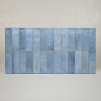 Carrelage céramique Provence bleu Mistral Barrette 32x62,5 cm - Vue d'ensemble du produit