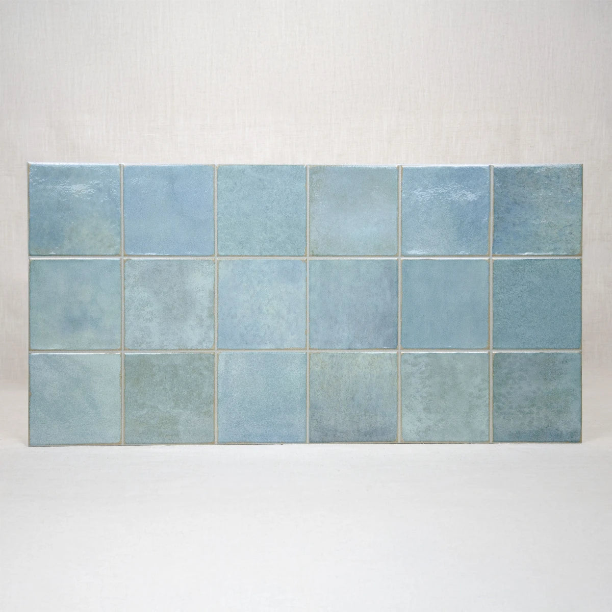 Carrelage céramique Provence bleu-vert Calanque carré 10x10 cm - Vue d'ensemble du produit