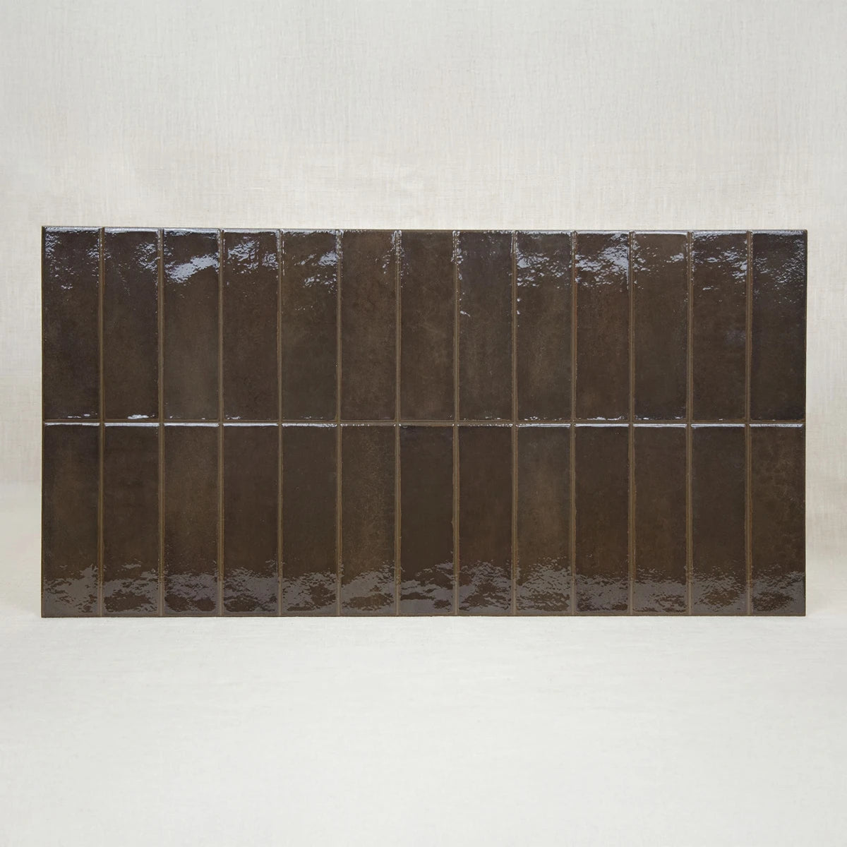 Carrelage céramique Provence marron CHOCO Barrette 32x62,5 cm