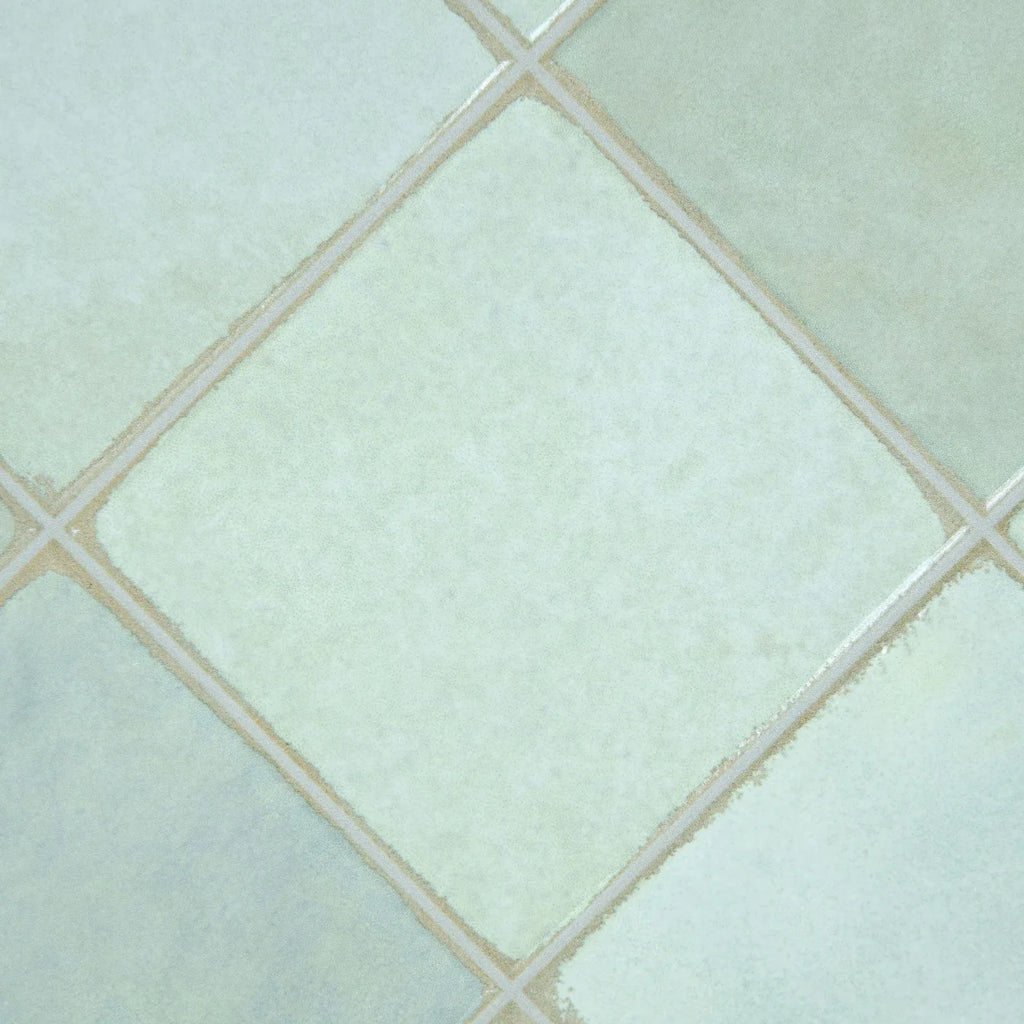 Carrelage céramique Provence sauge carré 10x10 cm - Détail des joints et finition