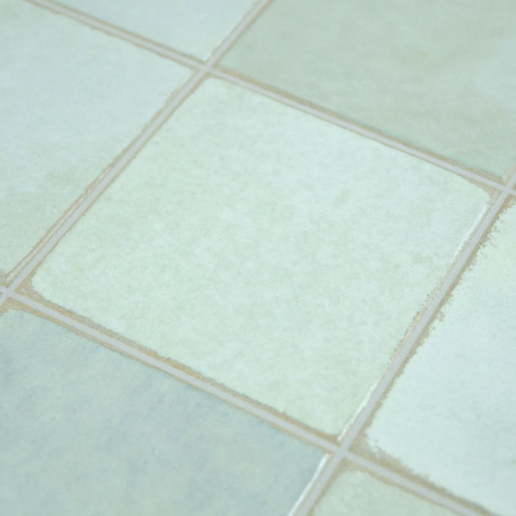 Carrelage céramique Provence sauge carré 10x10 cm - Texture et matière de surface