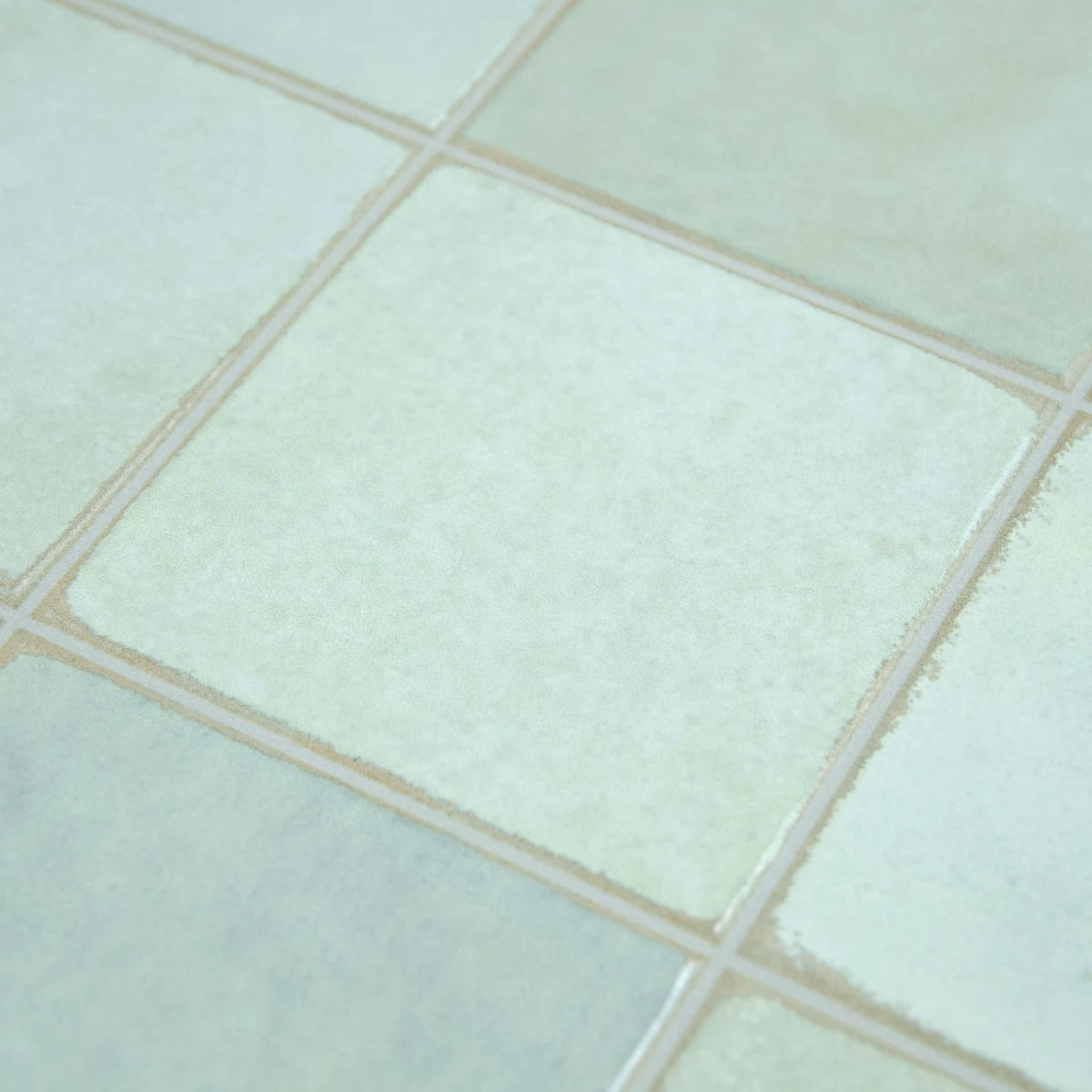 Carrelage céramique Provence sauge carré 10x10 cm - Texture et matière de surface
